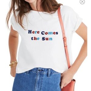 Madewell Here Comes the Sun Setlist Boxy Tee